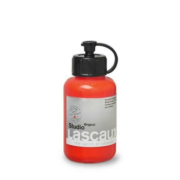 Lascaux Studio Acrylic, 85ml Bottle, Bright Red