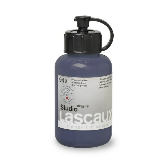 Lascaux Studio Acrylic, 85ml Bottle, Prussian Blue