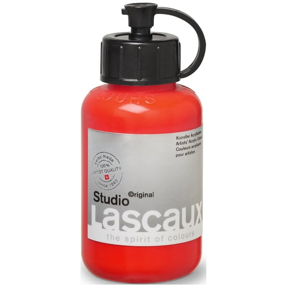 Lascaux Studio Acrylic, 85ml Bottle, Vermilion