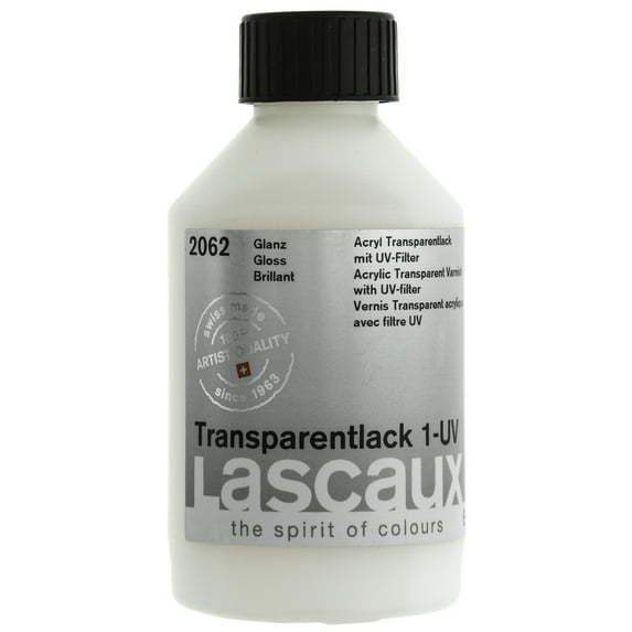 Lascaux Varnish, Transparent UV Varnish, 250ml, Gloss