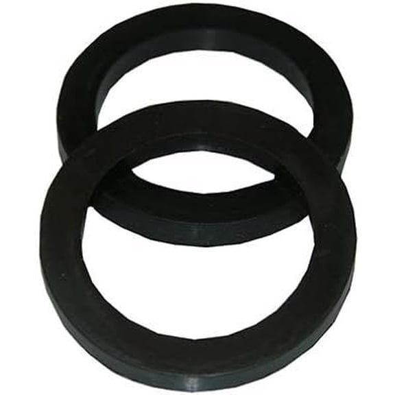 Larsen Reducing Rubber Washer 1 1 2 Inch Rubber Washer - General Use - 2 Pack, Red