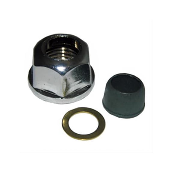 Lasco 03-1807 Slip Joint Nut for Connecting Metal Faucet Supply Tubes, 1/2 In. - Quantity 6