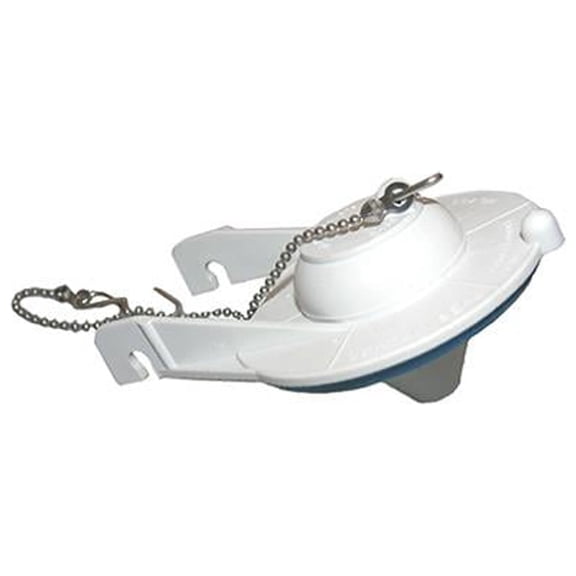 Lasco 04-1597 Toilet Tank Flapper With Chain, Coast - Quantity 6