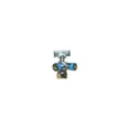 thumbnail image 1 of Lasco 06-9355 3 Way Valve, Quarter Turn, Chrome, 5/8 In. O.D. Compression Inlet x 3/8 In. Compression x 3/8 - Quantity 6, 1 of 1
