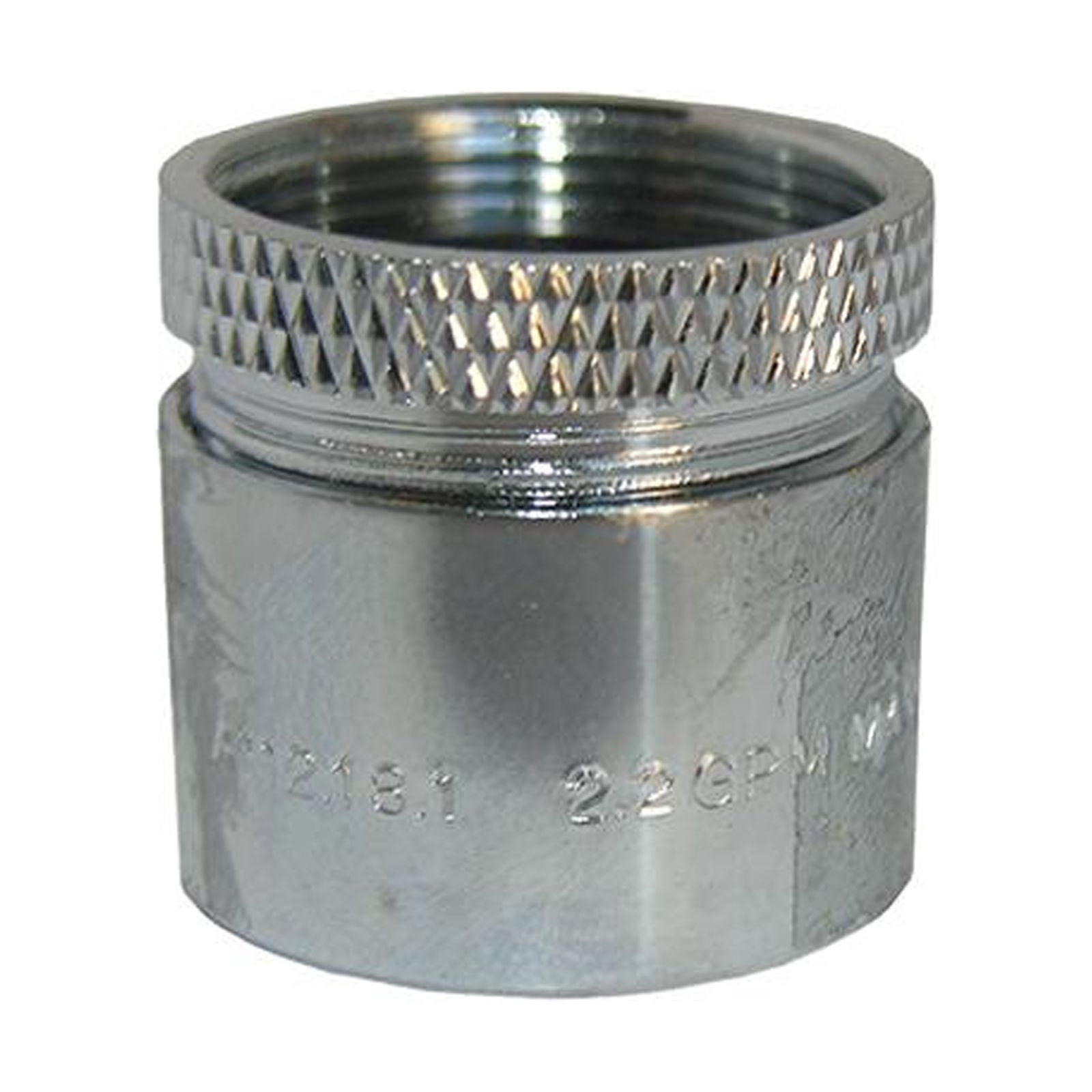 Lasco 09-1047 Brass Aerator, Slotless, Chrome-Plated, 13/16 In. x 27 Female Thread - Quantity 6