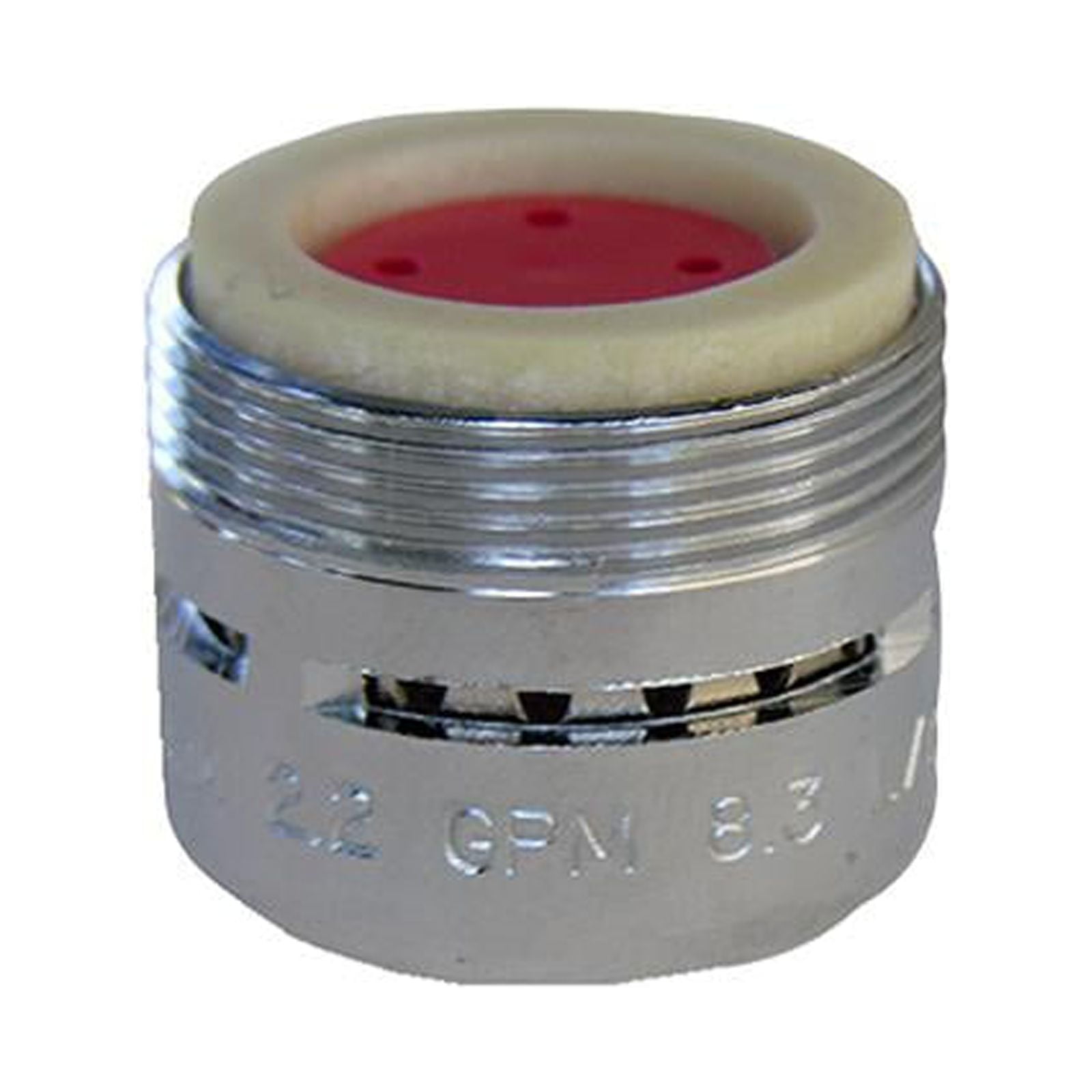 Lasco 09-1081 Dual-Thread Deluxe Aerator, Chrome, 15/16 In. x 27 & 55/64 In. x 27 - Quantity 6