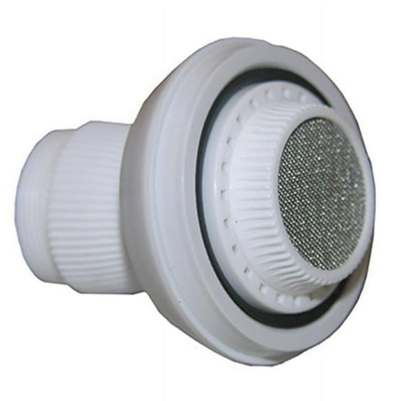 Lasco 2.2 GPM Dual Thread Swivel Spray Aerator, White 09-1211