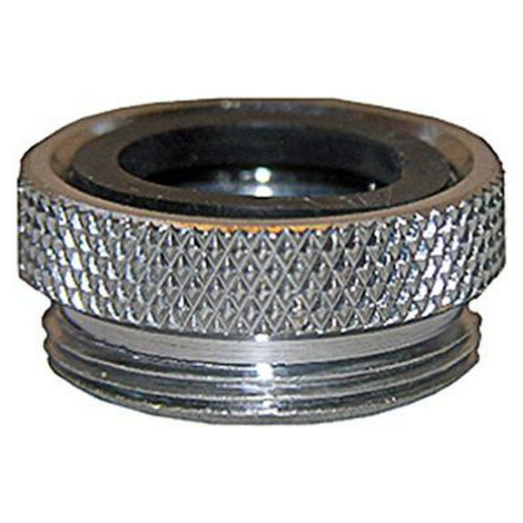 Lasco 09-1641NL Price Pfister Aerator Adapter, Chrome-Plated, 3/4 x 27 Female Thread x 55/64 In. x 27 Male  - Quantity 6