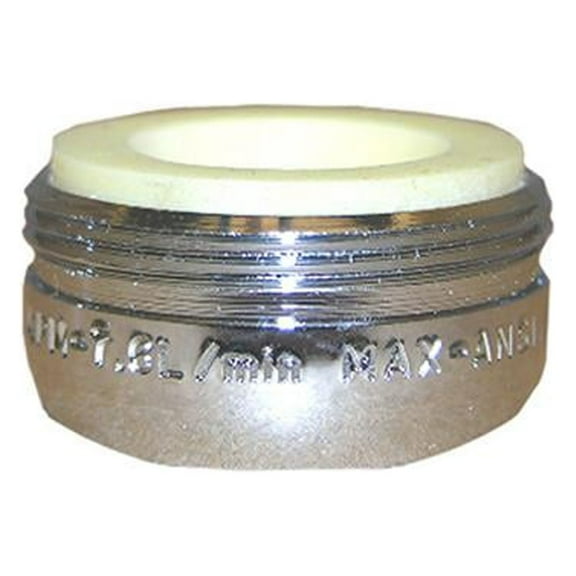 Lasco 09-8121 Faucet Aerator, Chrome, 1.2-GPM, 15/16-In. Male x 27 - Quantity 6