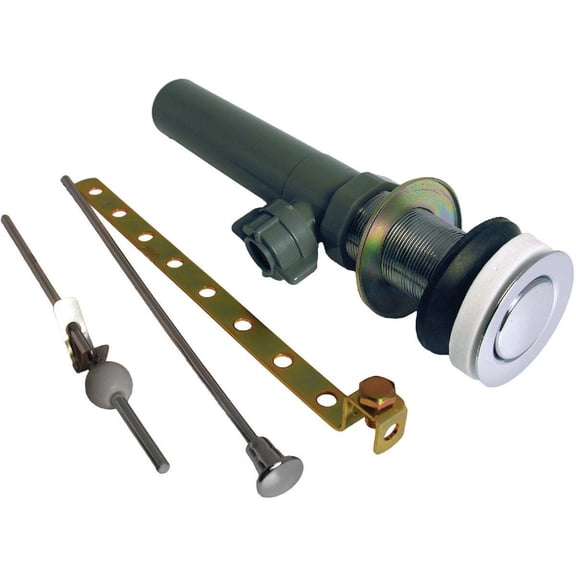 Lasco 1-1/4 In. Chrome-Plated/Plastic Moen Style Pop-Up Assembly 03-4613