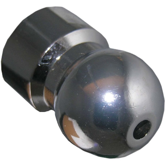 Lasco Fittings Ball Joint Shower Arm Adapter 08-2465 - Chrome Finish - 1/2 In. Silver