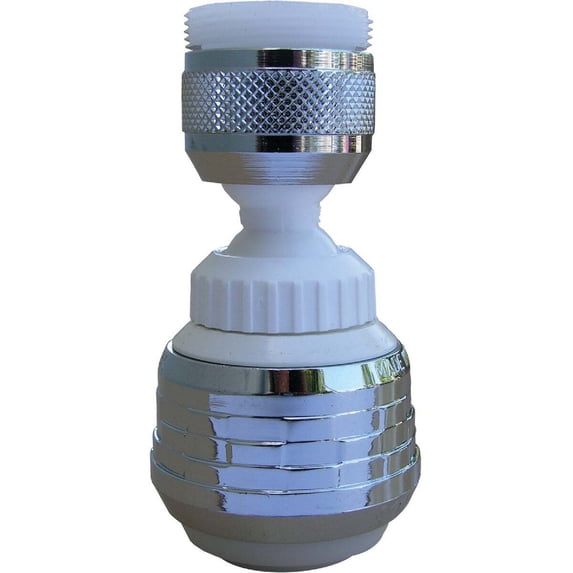 Lasco Fittings Swivel Spray Aerator Dual Thread - 1.5 GPM Chrome-Plated