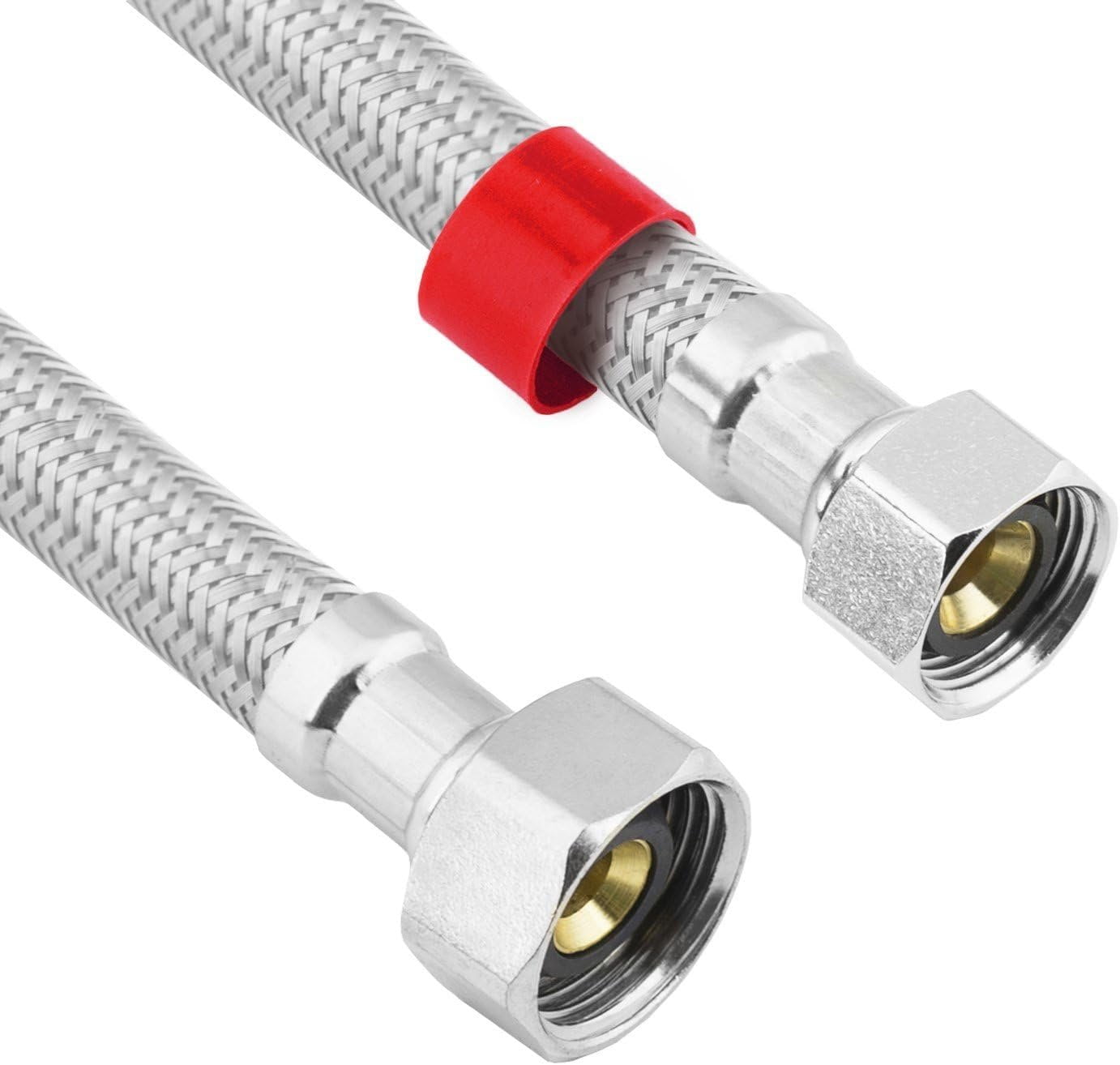 Lasco 10-0321 1/2" Compression x 1/2" IPS x 20" Water Supply Connector