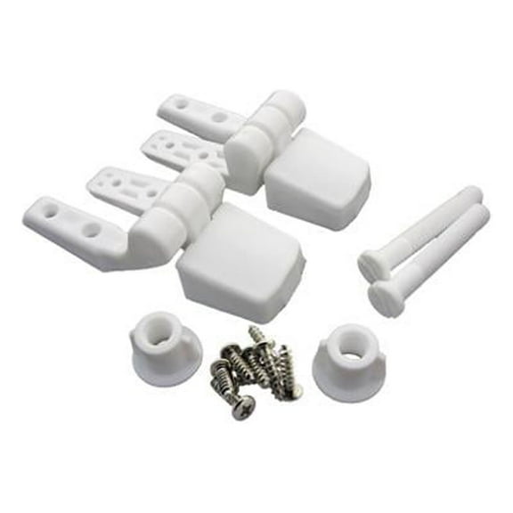 Lasco 14-1039 2-Piece Replacement Toilet Seat Hinge - Quantity 6