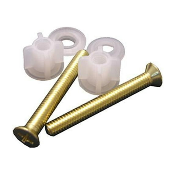 Lasco 14-1069 Brass Toilet Seat Bolt - Quantity 6