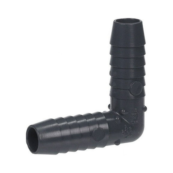 Lasco 1406005RMC Plastic Poly Insert Elbow Fitting 1/2 in. for Cold Water