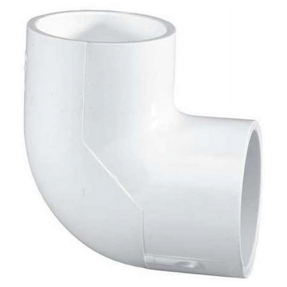 PVC Elbow, 90 Degrees, Socket x Socket, 1-1/2 in Pipe Size