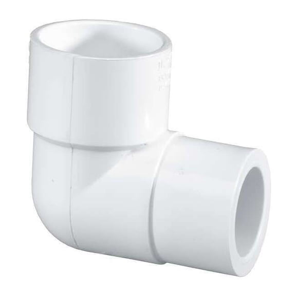 Manufacturer Varies PVC Elbow, 90 Degrees, Socket x FNPT, 1 in Pipe Size 407010