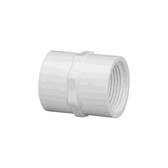 Manufacturer Varies PVC Coupling, FNPT x FNPT, 1/2 in Pipe Size 430005