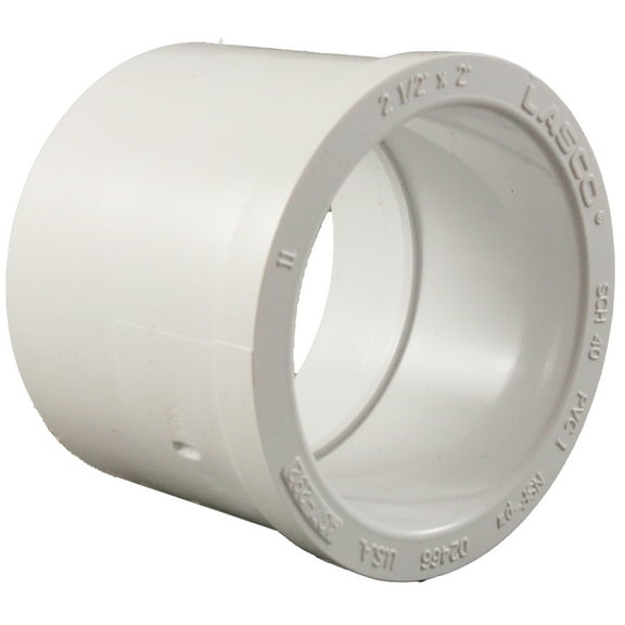 Westlake Pipe & Fittings PVC, Bushing, 2 1/2 in, 2 in 437292BC