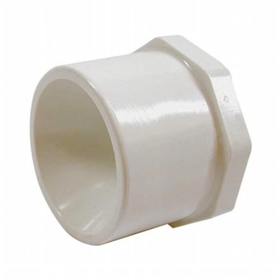 PVC Reducing Bushing, Spigot x FNPT, 2 in x 1/2 in Pipe Size 438247
