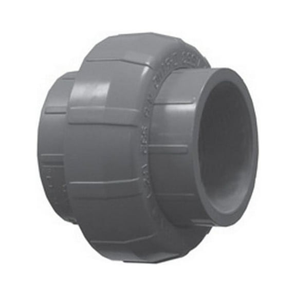 Lasco 897010 Pipe Union, 1 in, Slip, PVC, SCH 80 Schedule