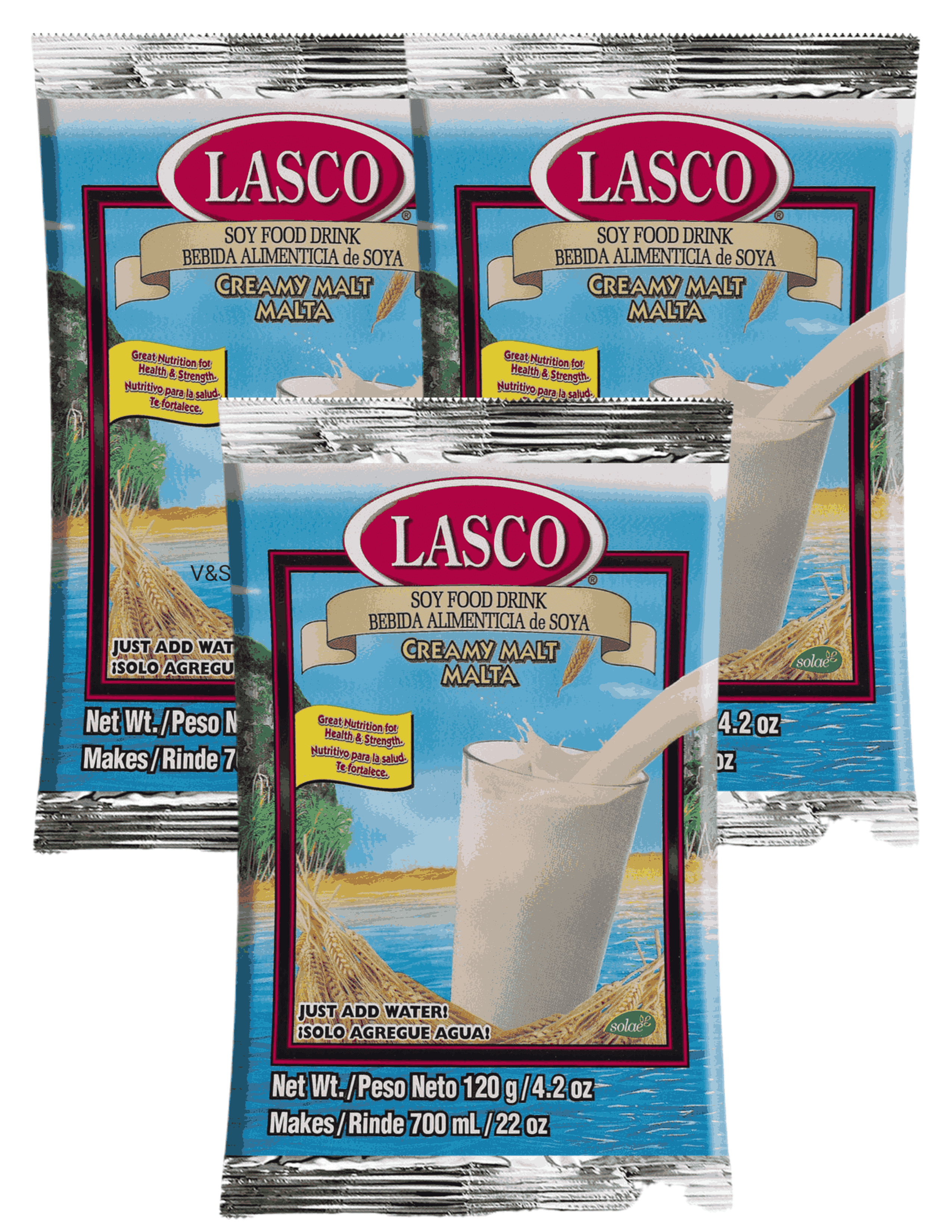 トリートメント mococo Lasco Creamy Malt Beverage Mix 120g (Pack of 3) – Lactose Free