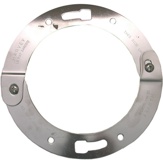 Lasco Fittings 27809 Stainless Steel, 0.4 x 7.5 x 7.5 in, Oilet Flange Repair Split Ring