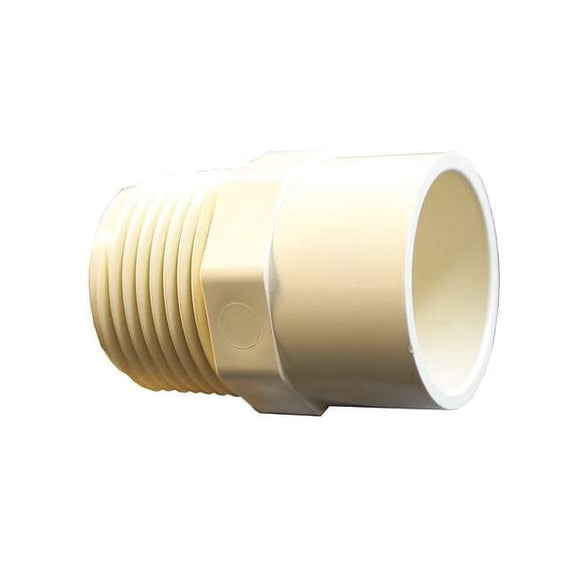 Westlake Pipe & Fittings Straight,CPVC,Socket3/4in,NPT3/4in 4136007