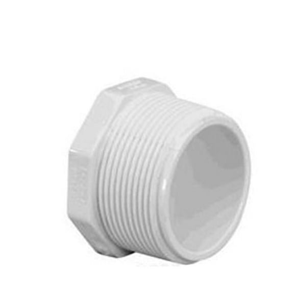 Lasco Fittings PV450010 1 in. Male Pipe Thread Plug 40 Schedule