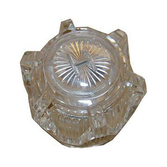 Lasco HC-131 Streamway Phoenix Faucet Handle, Hot Button, Clear - Quantity 6