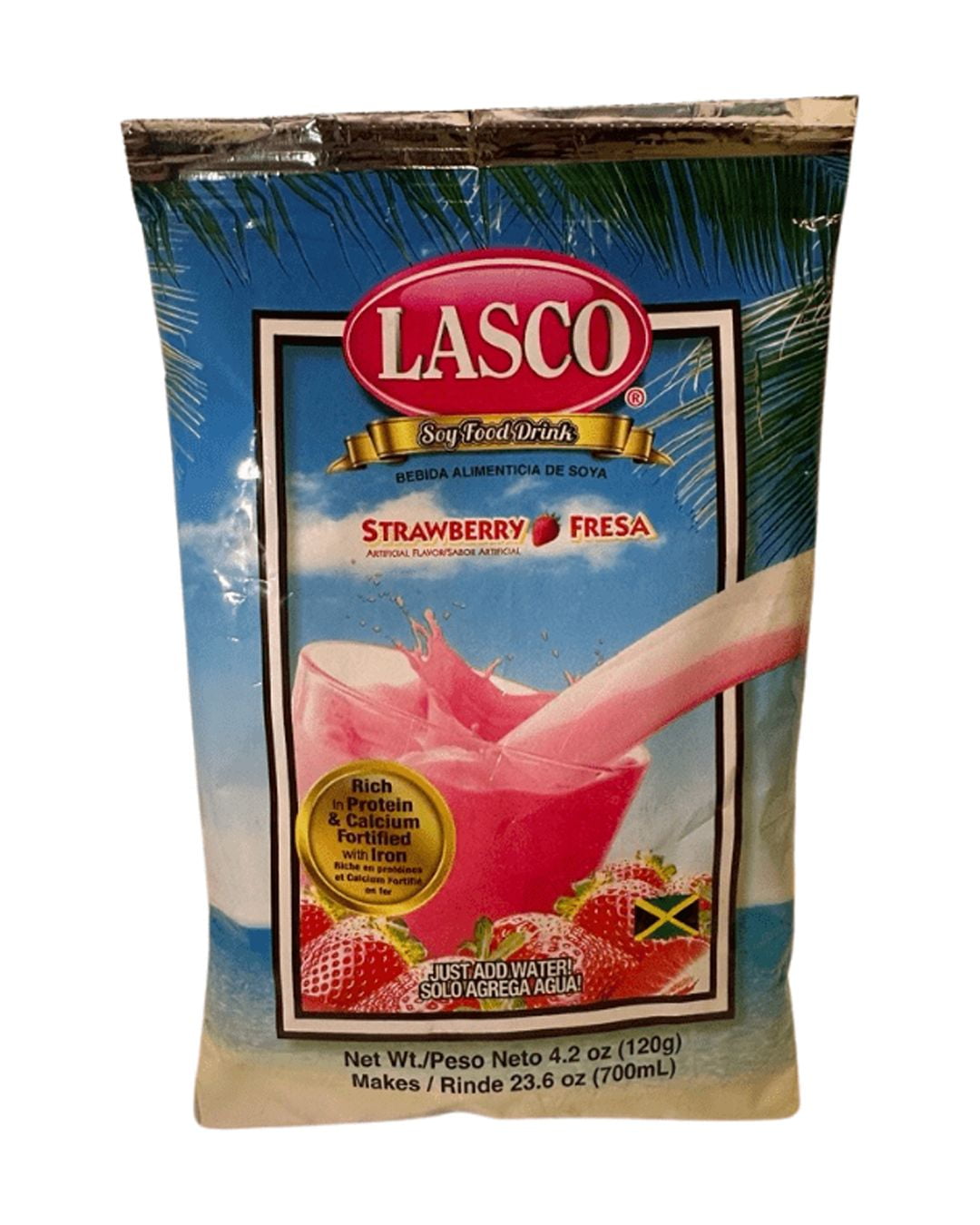 Lasco Soy Food Drink Strawberry 120gx24