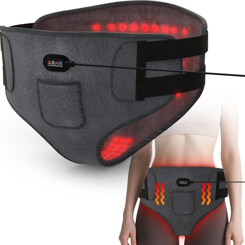 LaseLocks Red Light Revitalizing Shorts for Women – 162 LED Lights (660nm), Adjustable, Portable, and Perfect for Everyday Use,Red Light Massager