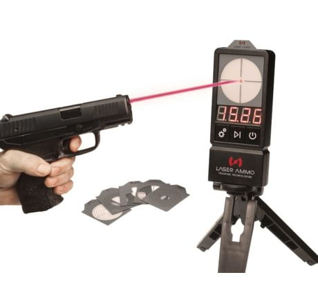 Laser Ammo LaserPET II Electronic Training Target, 9mm SureStrike IR Laser Cartr