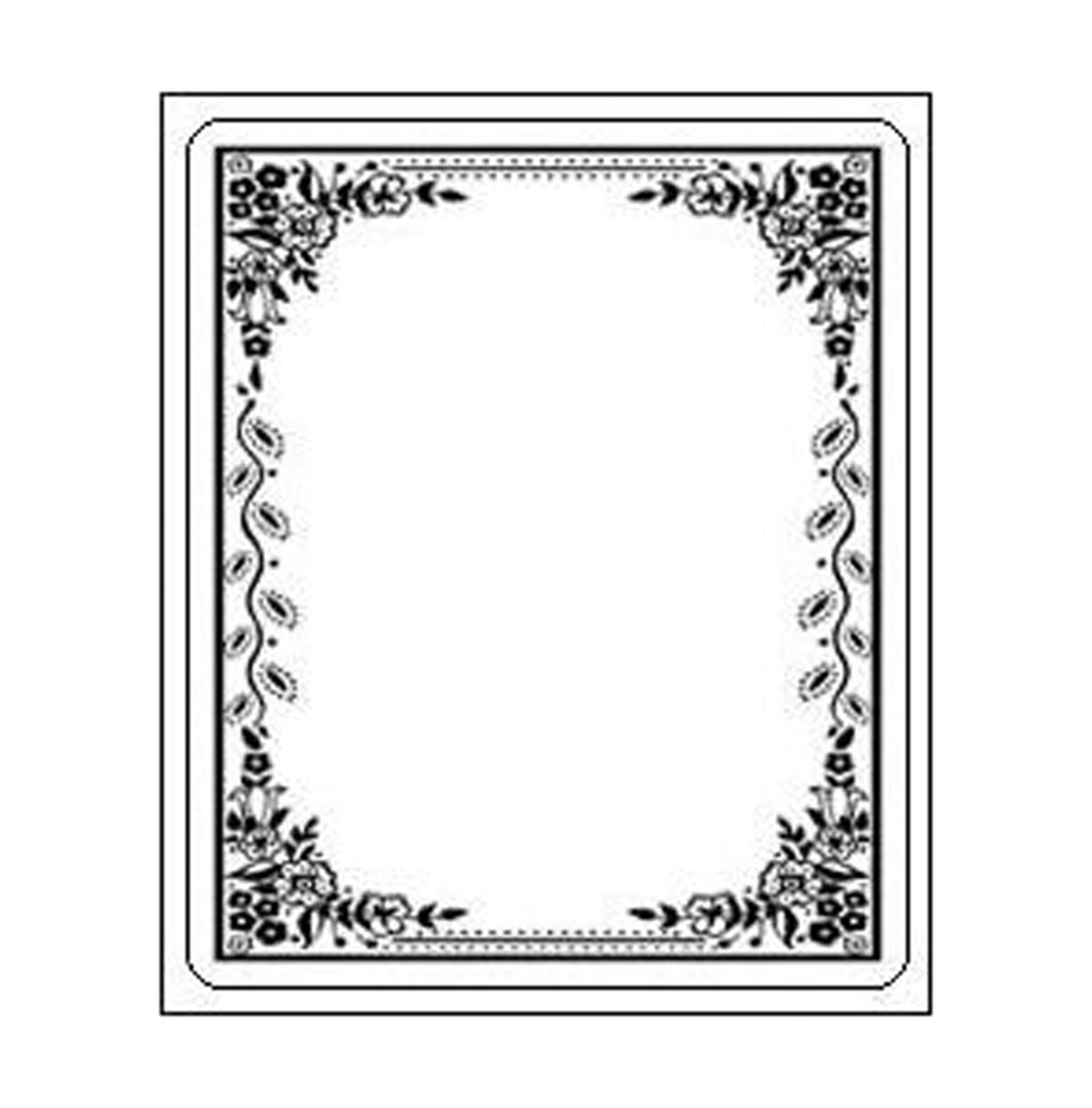 Laser And Inkjet Preprinted Bookplates Border 150 Pack