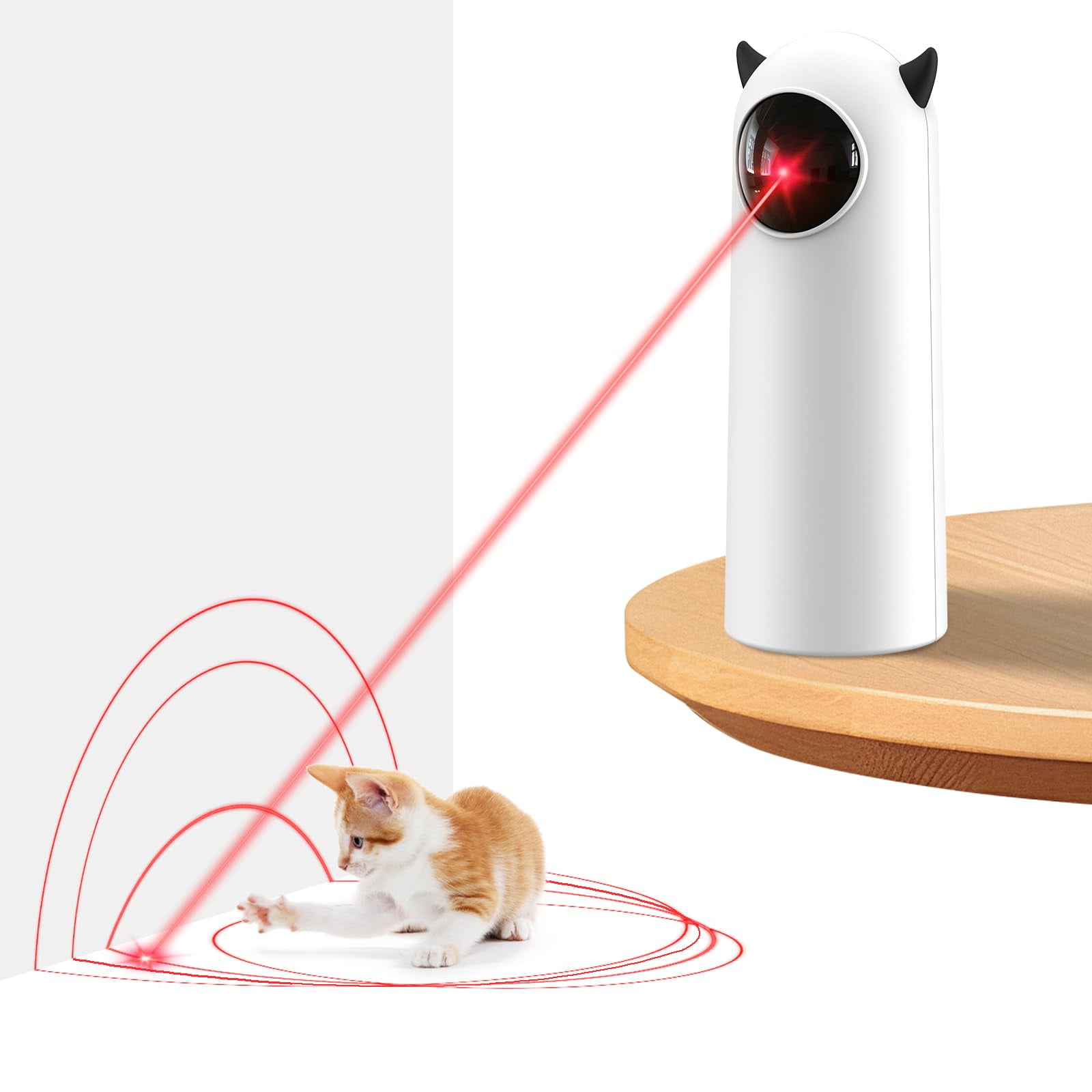 Laser Cat Toys for Indoor Cats, [2025 Newly Upgraded] Automatic