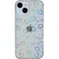 thumbnail image 1 of Laser Colorful Glitter Bling Sparkling Love Heart Protection Clear Soft Compatible with iPhone Case (Love,iPhone 11 Pro Max), 1 of 8