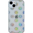 thumbnail image 1 of Laser Colorful Glitter Bling Sparkling Polka Dot Protection Clear Soft Compatible with iPhone Case (Dot,iPhone 13), 1 of 8