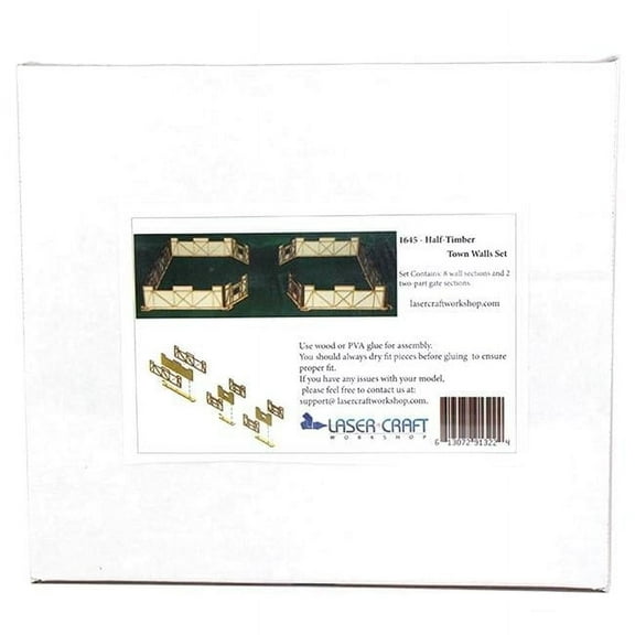 LCW Battlefield Accessories Half-Timber Town Walls set