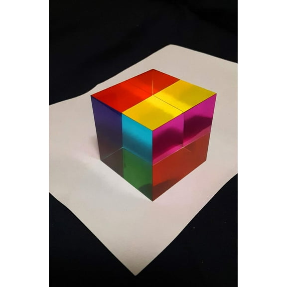 Laser Cube Paperweight