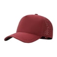 thumbnail image 1 of Laser Cut Mesh Adjustable Womens Baseball Cap, Quick Dry Vented Performance Sun Hat, Water Resistant Breathable Sports Headwear, Lightweight Cooling Cap for Golf, Running, Workout,Wine, 1 of 8