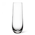 thumbnail image 1 of Laser Cut Rim Stemless Flute Glass, 1 of 2