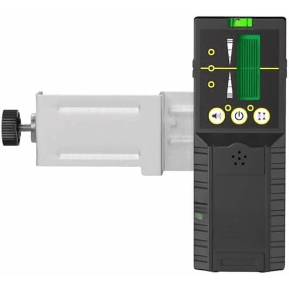Laser Detector for Laser Level, Digital Receiver Working Range Up to 200 ft with Pulse Mode, Accuracy & Volume Adjustable, Dual-side LCD display, Clamp Included$$Tools & Hardware Other