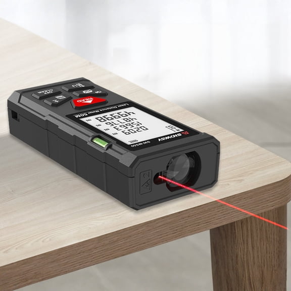 Laser Distance Meter Digital Measuring Tape 230ft Infrared Rangefinder High Precision Electronic Ruler Measure Tool for Home Decoration Industrial DIY Projects