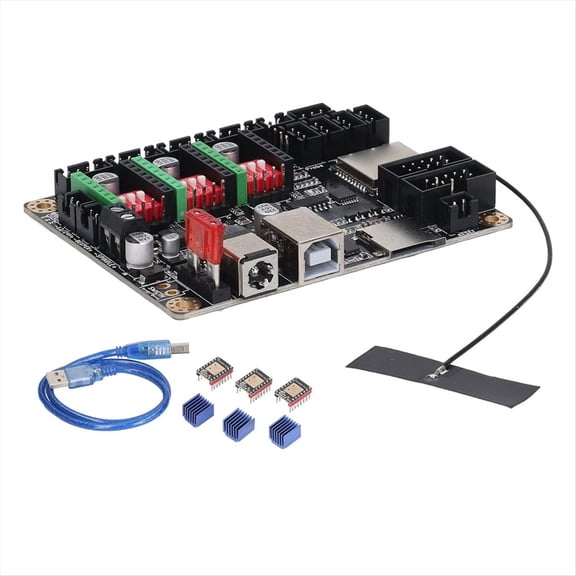 Laser Engraver Mainboard, Laser Engraver Control Module MKS DLC32 V2.1 32 Bit ESP32 WiFi GRBL DIY Universal Main Board,1 * Mainboard kit