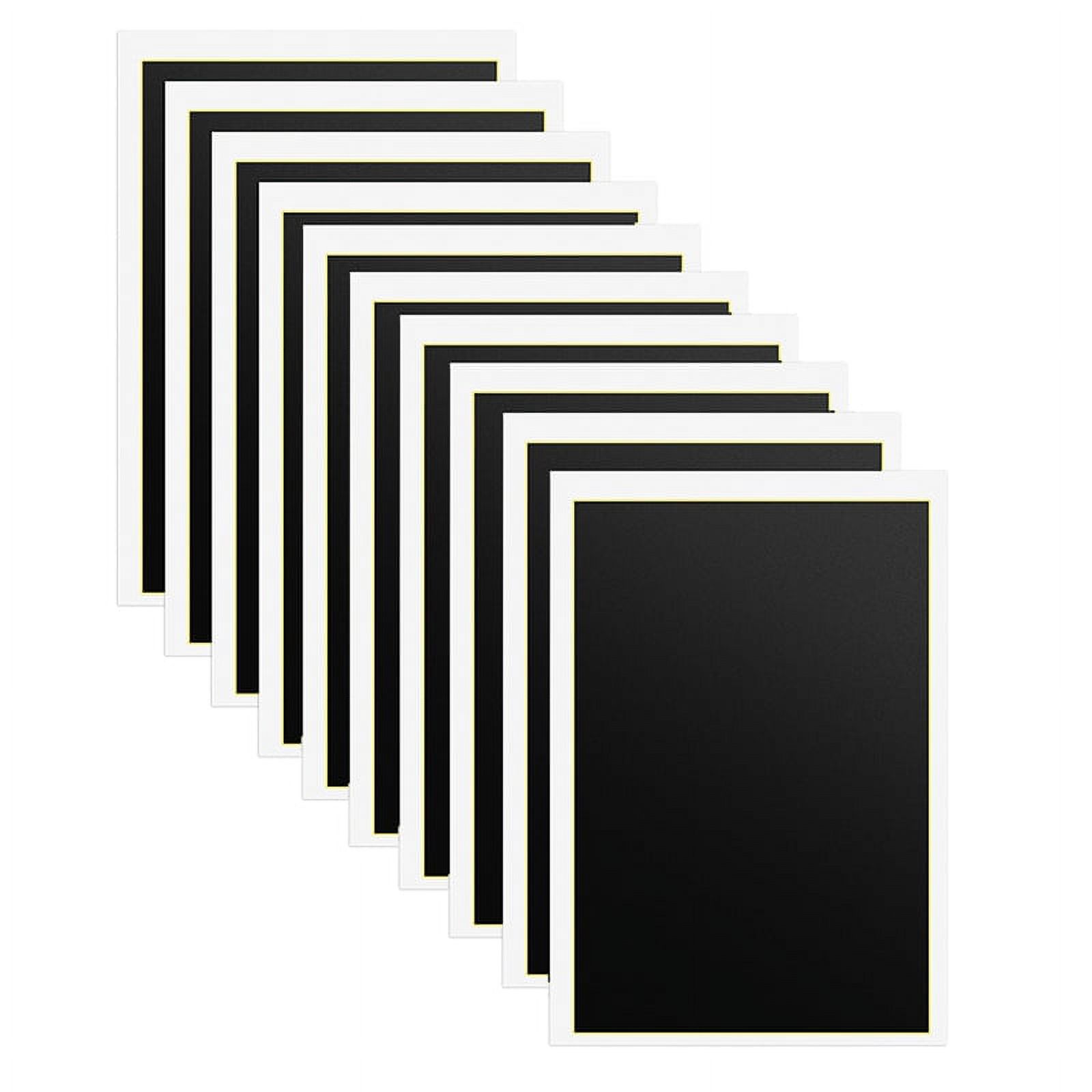 Laser Engraving Marking Paper, 10PCS Laser Color Paper for Laser Engraver, 15.4x10.6Inch Black