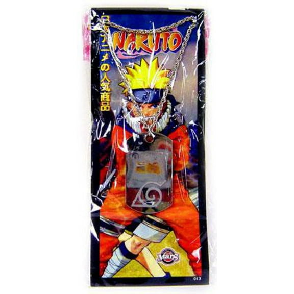 Laser Etched Naruto Logo Dog Tag