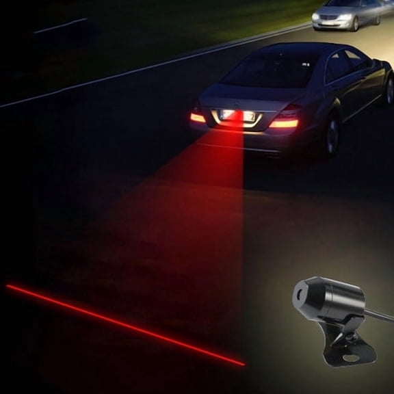 Laser Exterior Decorative Lights fits Cars, Trucks, Motorcycles Rear Red, Warning Prompts