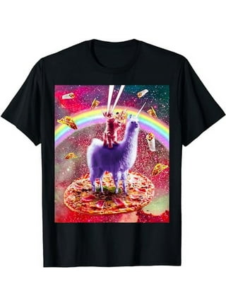 Cat with top laser eyes shirt