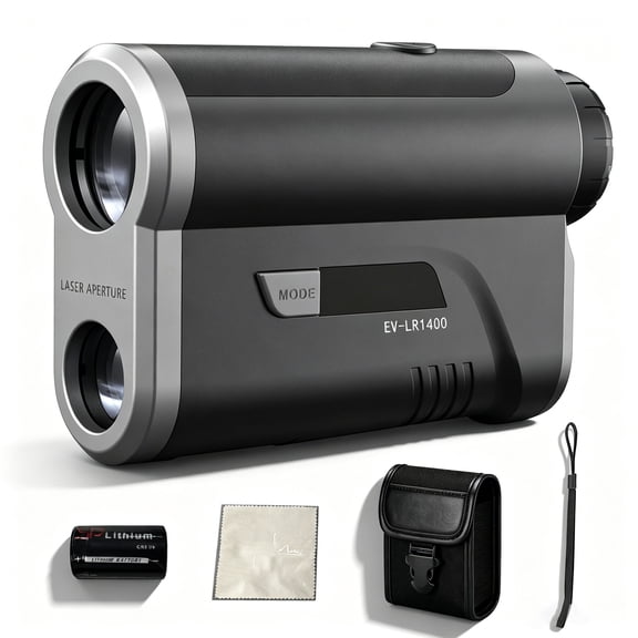 Laser Golf/Hunting Rangefinder, 7X Magnification Clear View 1400 Yards Laser Range Finder, Slope Measurement
